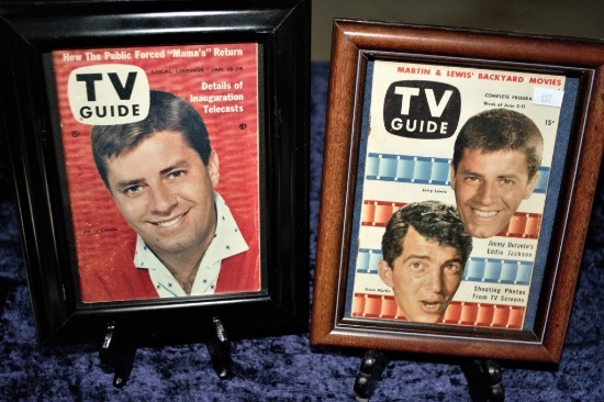 2 Jerry Lewis / Dean Martin Tv Guides