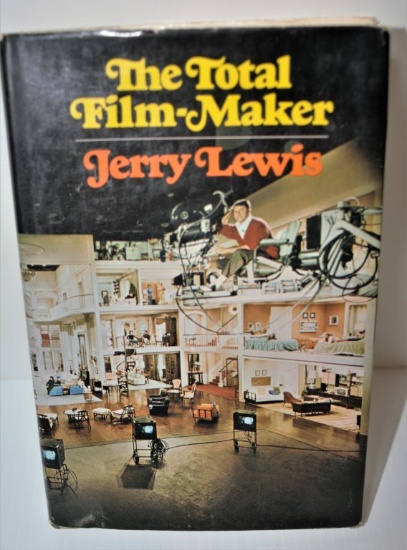 Signed Jerry Lewis "the Total Film-maker" Book