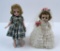 2 MADAME ALEXANDER HARD PLASTIC DOLLS