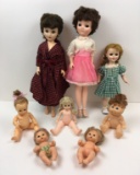 8 ASSORTED DOLLS