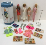 MATTEL 1965 FRANCIE CASE WITH DOLLS & ACCESSORIES