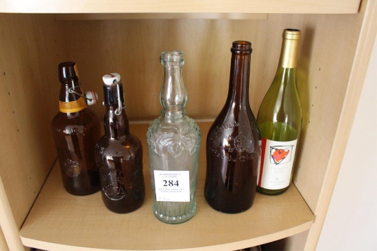 Group Of Five Bottles