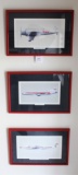 Three Twa Prints Of Historic Airliners