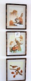 Three Framed & Crafted Decorative Pieces