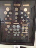 FRAMED INTERNATIONAL COINS