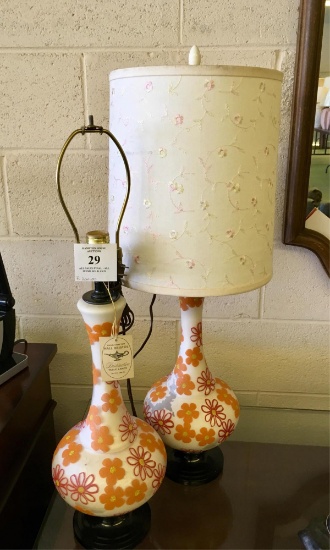 Pair Of Hall Bristol Table Lamps