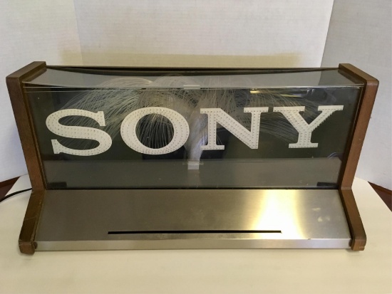 Sony Fiber Optic Advertising Display
