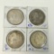 4 SILVER MORGANS