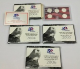 4 STATE QUARTERS SILVER PROOF SETS