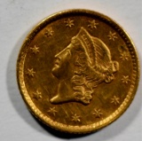 1852 $1 LIBERTY GOLD COIN