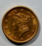 1853 $1 LIBERTY GOLD COIN