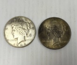 1923S AND 1924 PEACE DOLLARS
