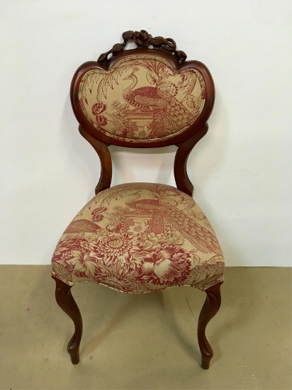 VINTAGE VICTORIAN STYLE PARLOR CHAIR