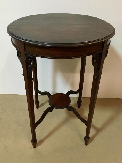 VINTAGE ROUND SIDE TABLE