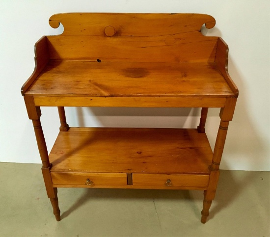 ANTIQUE PINE WASH STAND