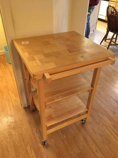 BUTCHER BLOCK SERVICE ISLAND