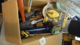 BOX LOT OF TOOLS AND ACCESSORIES