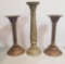 SET OF 3 CANDLE HOLDERS