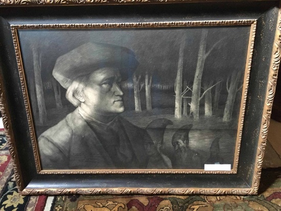 CHARCOAL DRAWING BY HOWARD WEINGARDEN