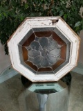 OCTAGONAL STAINED GLASS WINDOW