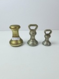 LOT OF 3 VINTAGE SCALE WEIGHTS