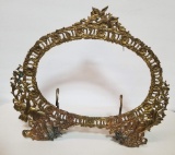 CAST METAL WITH GILT - PHOTO FRAME