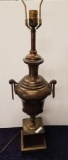 CAST METAL URN STYLE TABLE LAMP