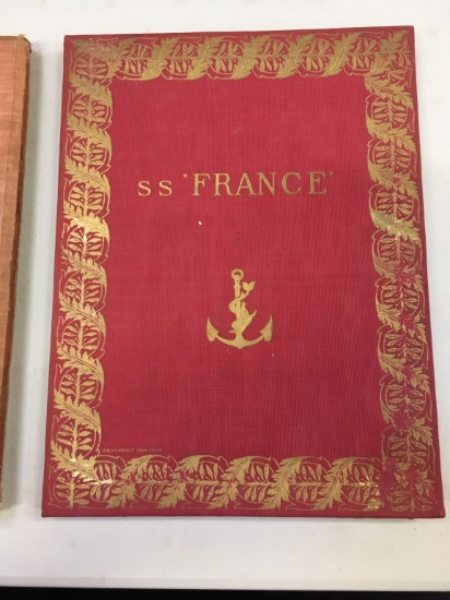 FOLIO OF THE S.S. FRANCE SALONS