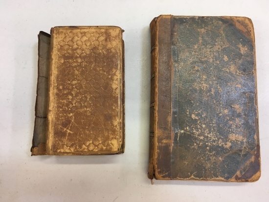 LEATHER VOLUMES OF HOMER'S ODYESSY & PRIDE AND PRE