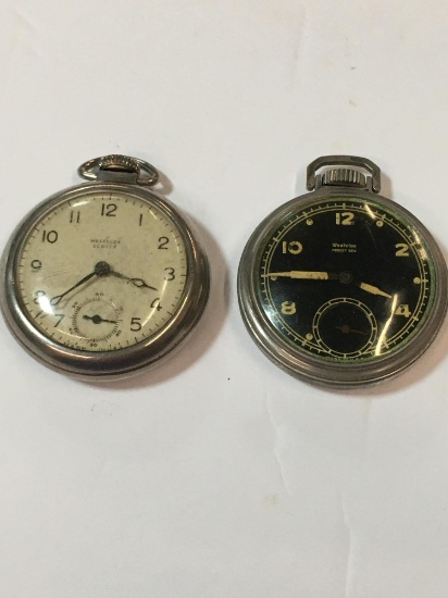 PAIR OF WESTCLOX POCKETWATCHES