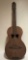 HAND CARVED AND PAINTED ACOUSTIC WOODEN GUITAR