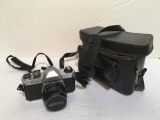 PENTAX K1000 WITH LEATHER CARRYING CASE