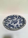 BLUE AND WHITE PLATE