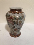 HAND PAINTED ASIAN VASE