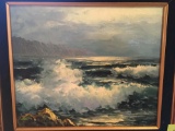 OIL PAINTING - SEASCAPE BY HOWARD SOO