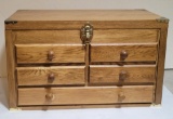 WOODEN MECHANICS CHEST