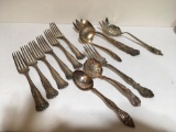 11 PIECES OF SILVER PLATE