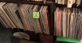 SHELF OF VINYL ALBUMS