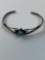 CUFF BRACELET WITH TURQUOISE