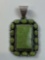 PATRICK YAZZIE STERLING & STONE PENDANT