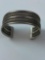 STERLING SILVER CUFF BRACELET