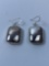 PAIR OF STERLING EARRINGS