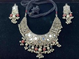 SOUTHWESTERN NECKLACE AND MATCHING EARRINGS