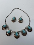 SOUTHWESTERN STERLING JEWELRY SET