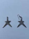 STERLING STAR EARRINGS