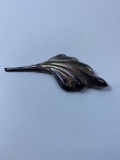 MEXICAN STERLING LEAF PIN