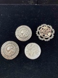 FOUR DISC PINS