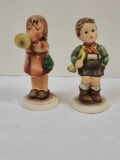 HUMMEL - PAIR OF FIGURES W HORNS - FULL BEE