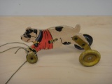 VINTAGE PAPER CARDBOARD PULL TOY