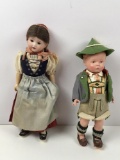 TWO VINTAGE GERMAN DOLLS